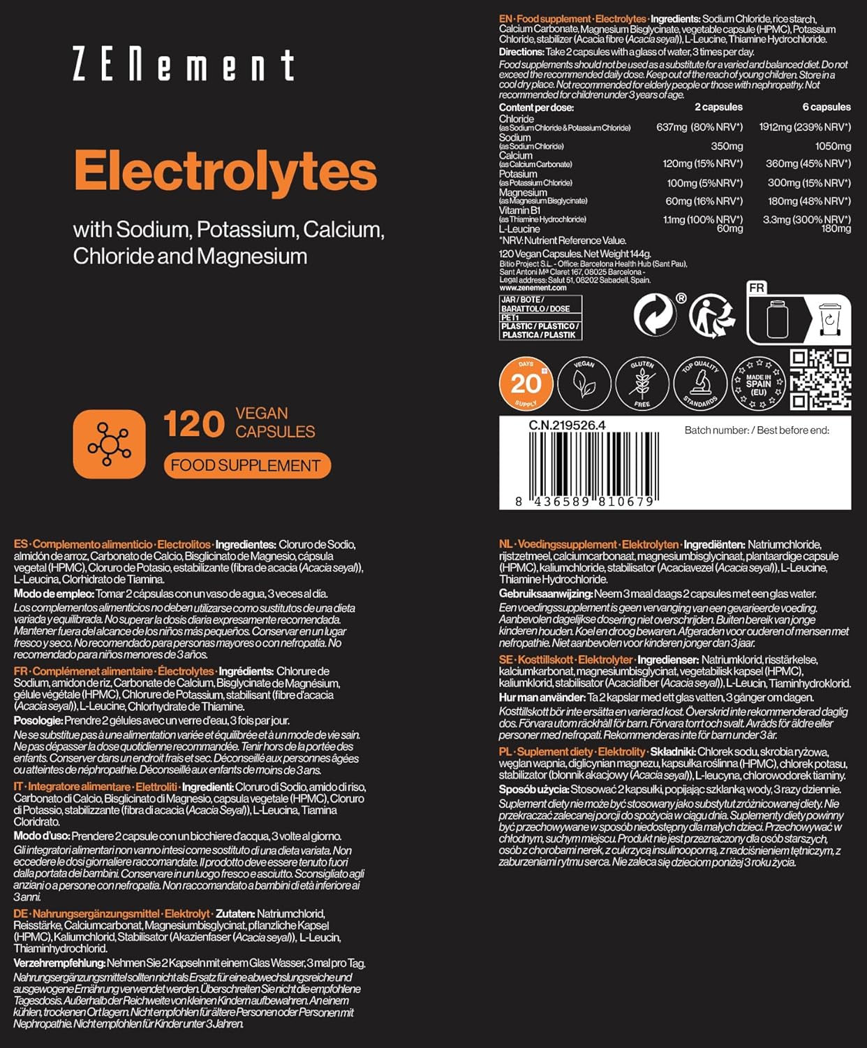 Swedish Electrolytes Compound