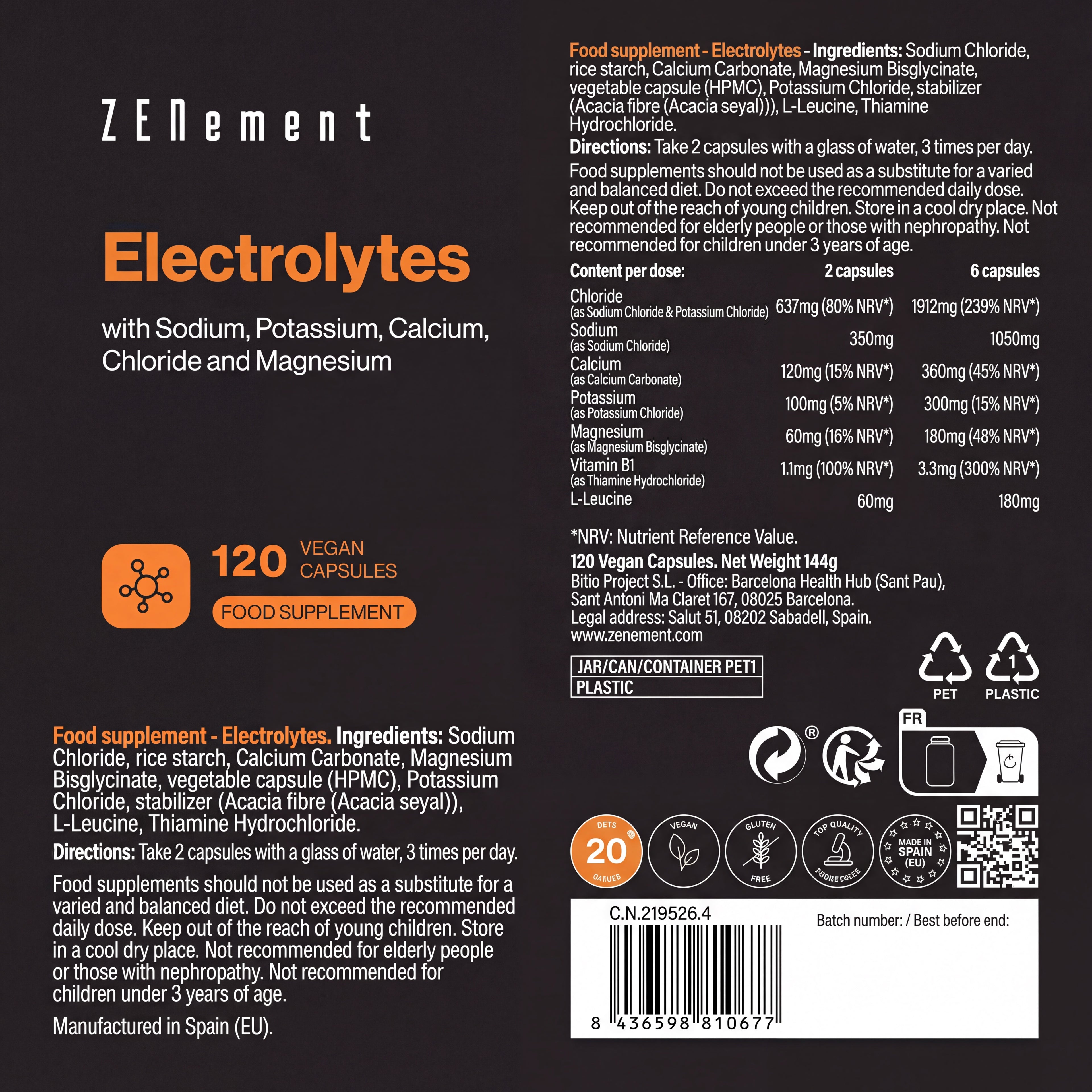 Swedish Electrolytes Compound